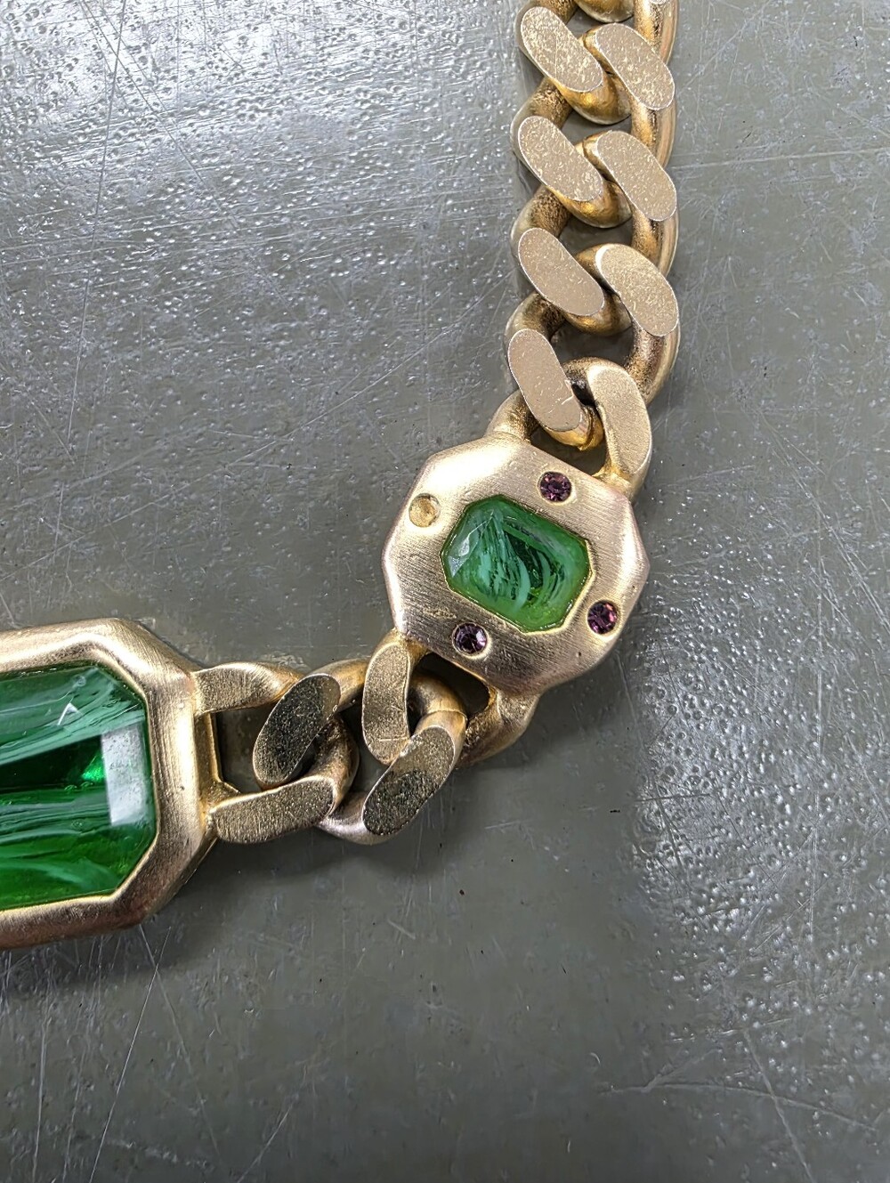 Vintage Necklace And Clip Earrings Roxanne Assoulin - Picture 3 of 4